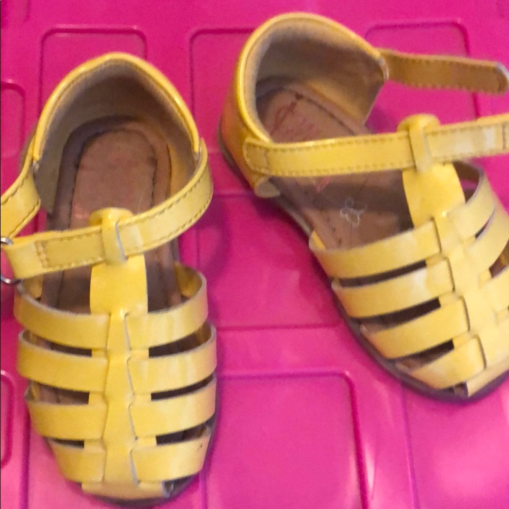 Yellow sandals